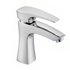 Automatic Short Washbasin Mixer Brass, Chrome Color | Al Muhaidib Sanitary and Ceramic
