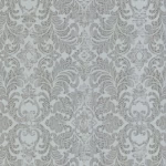 Italian Wallpaper Gray Color Classic Design, Size 10mx0.70m, Model RC18048