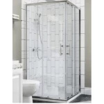 Glass Shower Cabin with Square Shower Tray Size 66×205.5 cm | Abyat Company
