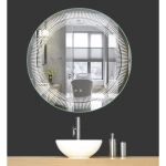 Bathroom  LED Round Mirrors, Size 70x70 cm