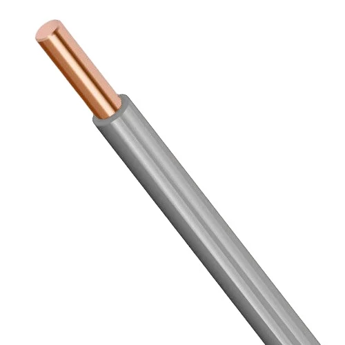 تسوق سلك مفرد 0.75 مم 300/500 فولت، نحاس مصمت معزول (PVC 70°C)، رمادي ...
