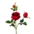زهور صناعية روز، ارتفاع 72 سم، لون أحمر