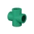 PPR Plastic Cross Tee Diameter 25 mm, Green Color | Cosmoplast Factory