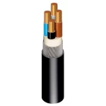 Four Core 4mm Cable Solid Copper 0.6/1kV, SWA Armed, PVC Insulated | Riyadh Cables