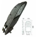 كشاف شوارع ، طول 360 مم، عرض175 مم، لون الإضاءة 2700-6500 كلفن، مصنع الأنوار