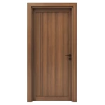 Premium door with classic design, size 235 x 115 cm, brown color, thickness 6 cm, model BM02