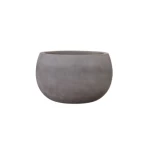  Cement Round Shape Pot, Gray Width 55 cm Height 35 cm 