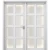 ابواب خشب فاخر بريميوم للمداخل، ثنائي، مقاس 220 × 235 سم، سمك 6 سم، ابيض خشبي، موديل GPR05