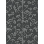 ورق جدران ورود لون رمادي داكن، طول 10 م، عرض 0.53 م، موديل 15-10029