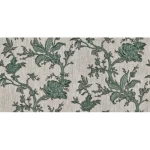 ورق جدران تصميم ورود مقاس 10 م×1.06 م، لون بيج مع أخضر، موديل 38005