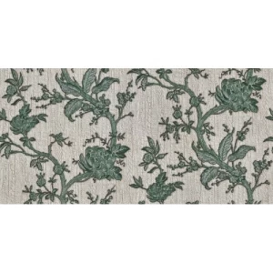 WallCovering Floral Design 10mx1.06m Green with Beige, Model 38005 | Balbaid Decor Company