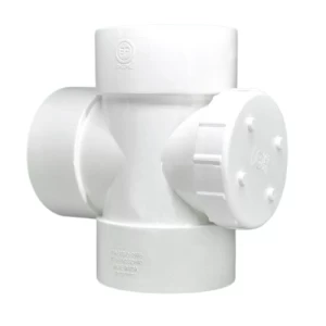 Tee With Door UPVC 4 inch White, Schedule 40, Height 222 mm | 3 P pipes factory