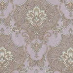 Italian Wall Decoration Pink Color, Length 10m, Width 1.06m, Model 85061