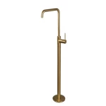 Floor Standing Bathroom Washbasin Tap 110.8×25.2×16 cm, Shiny Gold