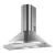Wall-Mounted Stainless Steel Hood, 90 cm Width, 420 m³ Suction Power, Slider buttons