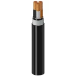 3 Phase 4mm 600/1000V Cable, Copper Conductor XLPE Insulated, Steel Wire Armored, LSHF Sheath | Alfanar