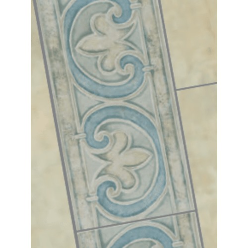 Border Ancient Rome Cold Rectangular Ceramic Floor 16.5x33 cm, Prestige Model | Future Ceramic Company