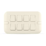 مفتاح انارة ثماني 10 أمبير، لون بيج، مقاس 7×14 سم، 250 فولت | سبكترا