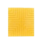  Decorative cement floor tiles with unique designs, size 40×40 cm, height 5 cm, yellow color | Al-Sarif Company