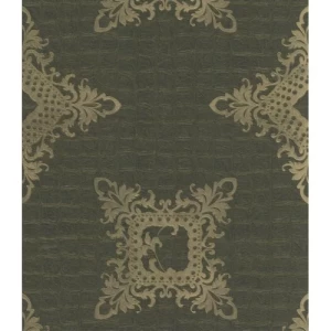 Italian Wallpaper Patterned Design 10m x 0.70m Dark Green | Balbaid Decor Company