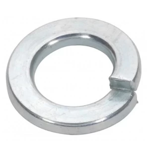 Zinc Plated Spring Washer Size 4 mm Grade 4.8 White DIN127 Standard | AOBSCO