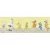 Germany Youth and children Wall Decoration, Size 10m×0.53m, yellow Color, Model 296013