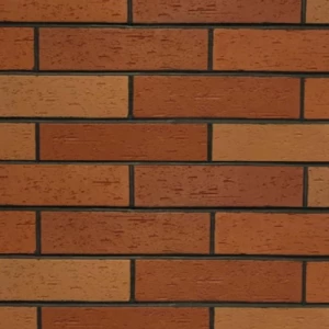 صفائح طينية مودرن بريك 124 C4 للجدران 24×6 سم، بني غامق | MCM Clay Cladding