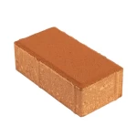 Holland Pavement Tile, Rectangular Smooth Without Chamfer, Size 20×10 Cm, Orange Color | Alsarif Company