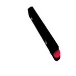 Straight Inline Magnetic Track Connector, Size 148×15×17 mm, black color