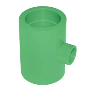 PPR Tee Reducer Size 25 mm × 63 mm Height 48.50 mm Green | Al-Jawdah Industrial Complex