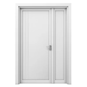 Premium Wooden Double Door Size 160×235 cm, White Color | MO2
