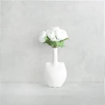 Peony Flowers, Off white Color, 26 cm length, 15 cm width