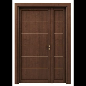 Premium Wooden Door and a Half 160×235 cm, Brown | GMO1