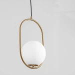 إضاءة معلقة مودرن باللون الذهبي