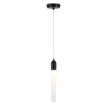 Modern Decorative Ceiling Light, Black Color, Length 120 cm, Width 4 cm