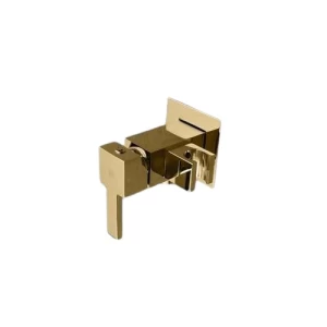 خلاط شطاف نحاس بحامل 7×7×16.5 سم، لون ذهبي لامع، مقاومة ضغط 15 بار | SW-60197806