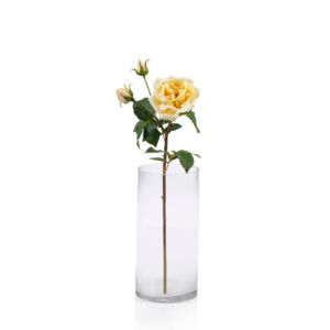 Artificial Rose Flowers 55 cm, Yellow Color | 