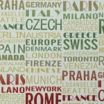 ورق جداري شبابي لون أصفر مع أخضر وأحمر، طول 15.6 م، عرض 106 سم 