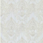Italian Wall Covering, size 10m x 0.73m, Light Gray with Beige, Model 26020