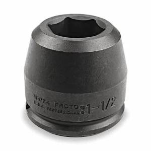 Impact Socket 2 3/8 in 6-Point, Black Oxide Alloy Steel | ARAB PROS COMPANY