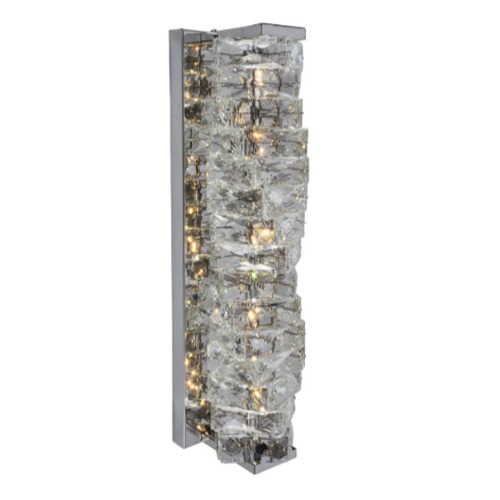 Transparent Crystal Wall Sconce 47 cm Height, 12 cm Width, 16 cm Depth | 49557