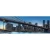Wall mural for decor cities design, size 183 cm × 254 cm, blue color