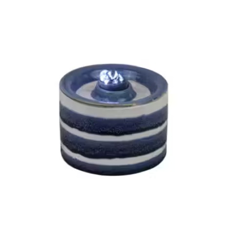 Luxury Decorative Fountain 14 × 9.6 cm White Blue with Overhead Lighting | Zahrat Al Rayyan Establishment