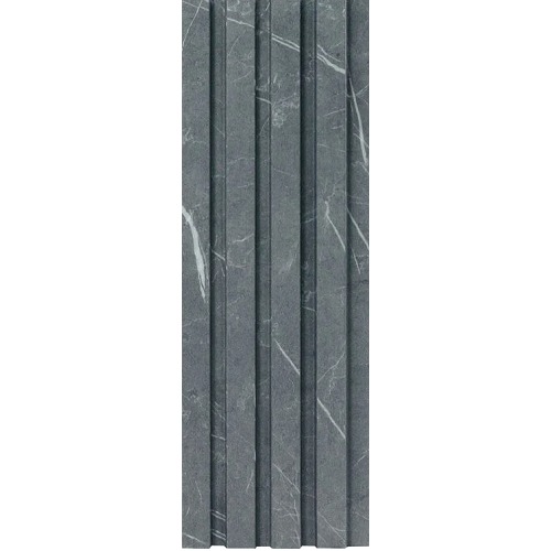 WPC Wood Substitute 12 x 290 cm Rectangle Dark Gray with Black Stripes | Luxury line