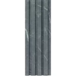 WPC wood substitute 12 x 290 cm rectangle, dark gray with black stripes