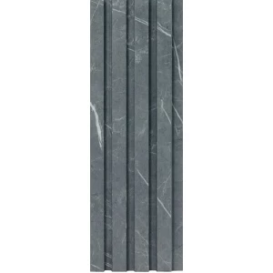 WPC Wood Substitute 12 x 290 cm Rectangle Dark Gray with Black Stripes | Luxury line