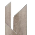 Interlocking Parquet Flooring, Dimensions 60×12.7 cm, Thickness 6.5 mm, light Gray Color, Model CH01740126