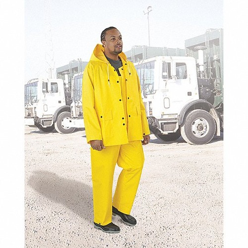 Full PVC Business Suit Size Large, Yellow Color | ARAB PROS COMPANY