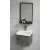 Wooden decorative PVC washbasin, Gray Color, Size 43×36 cm