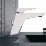 Italian Automatic Bathroom Washbasin Mixer, Brass , Chrome Color